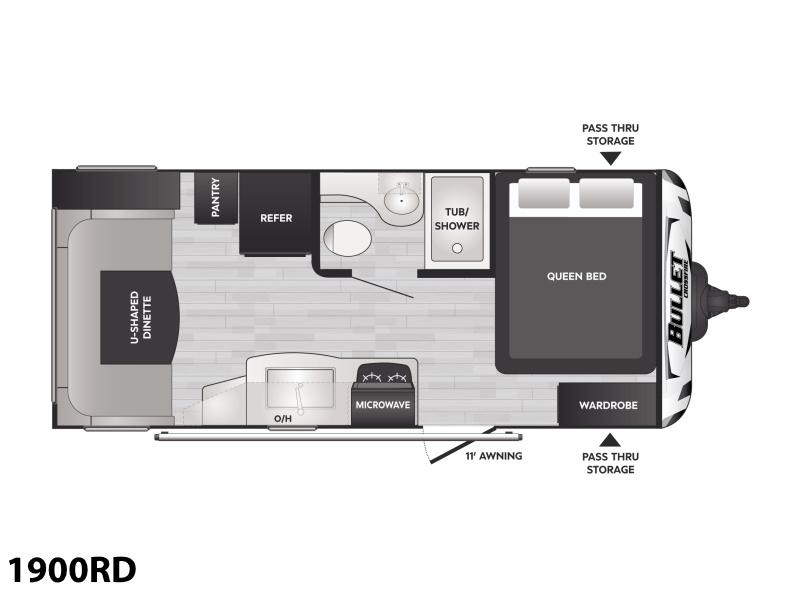 2025 EAST TO WEST RV AHARA 378BH-OK, , floor-plans-day image number 0